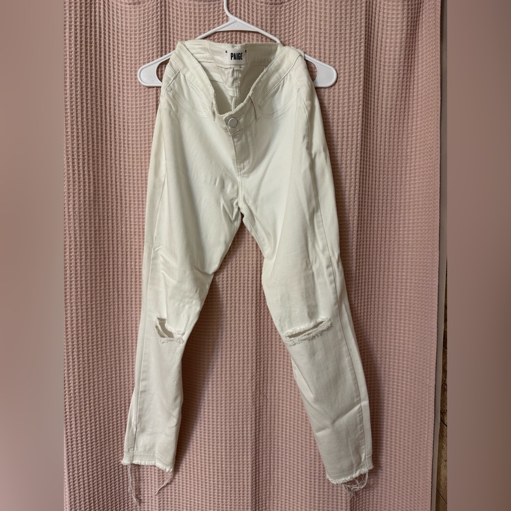 PAIGE White Skinny Pants